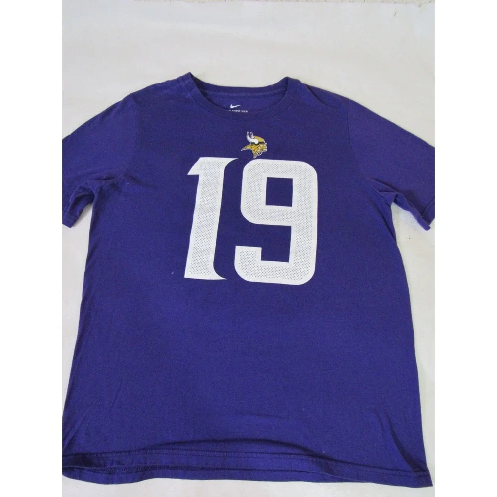 Minnesota Vikings NFL Logo Purple Tee Shirt size XL Youth Cotton